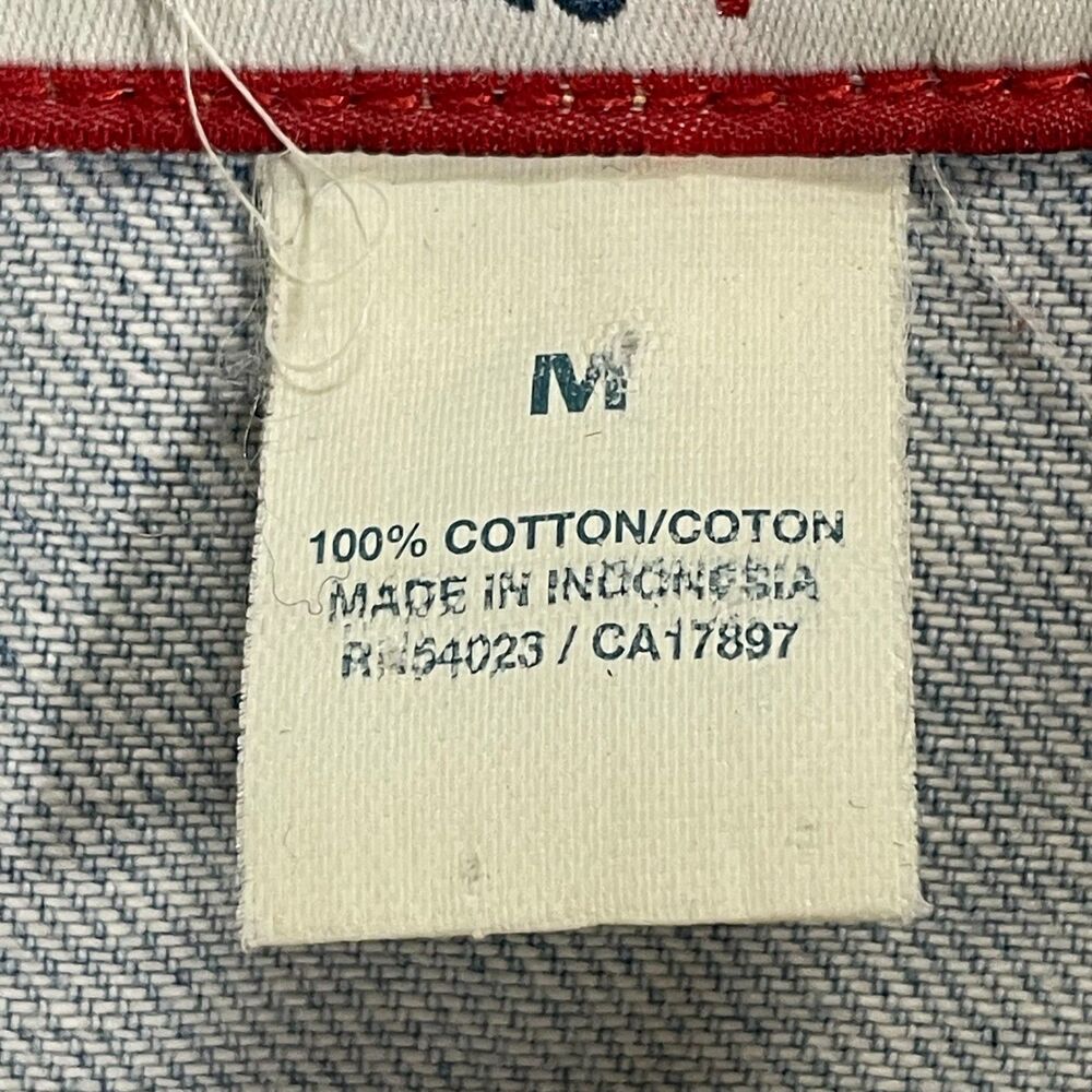 Old Navy Cropped Denim Jacket Women Medium Light Wash Fitted Trucker Jean - Picture 7 of 8